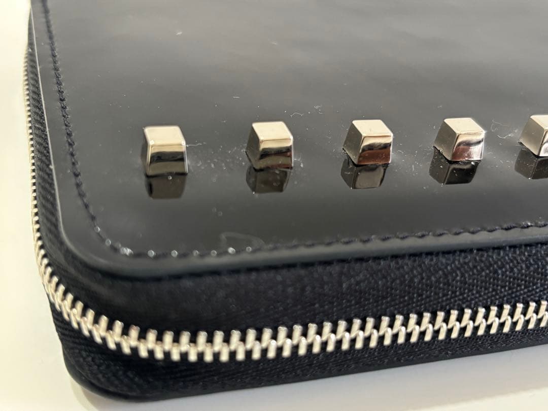 レア　新品未使用　JACQUES LE CORRE ブラック　長財布　エナメル