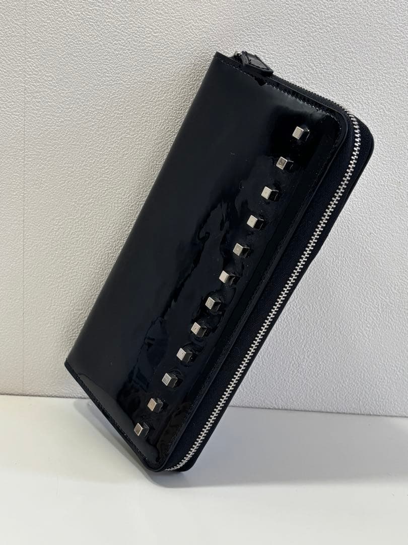 レア　新品未使用　JACQUES LE CORRE ブラック　長財布　エナメル