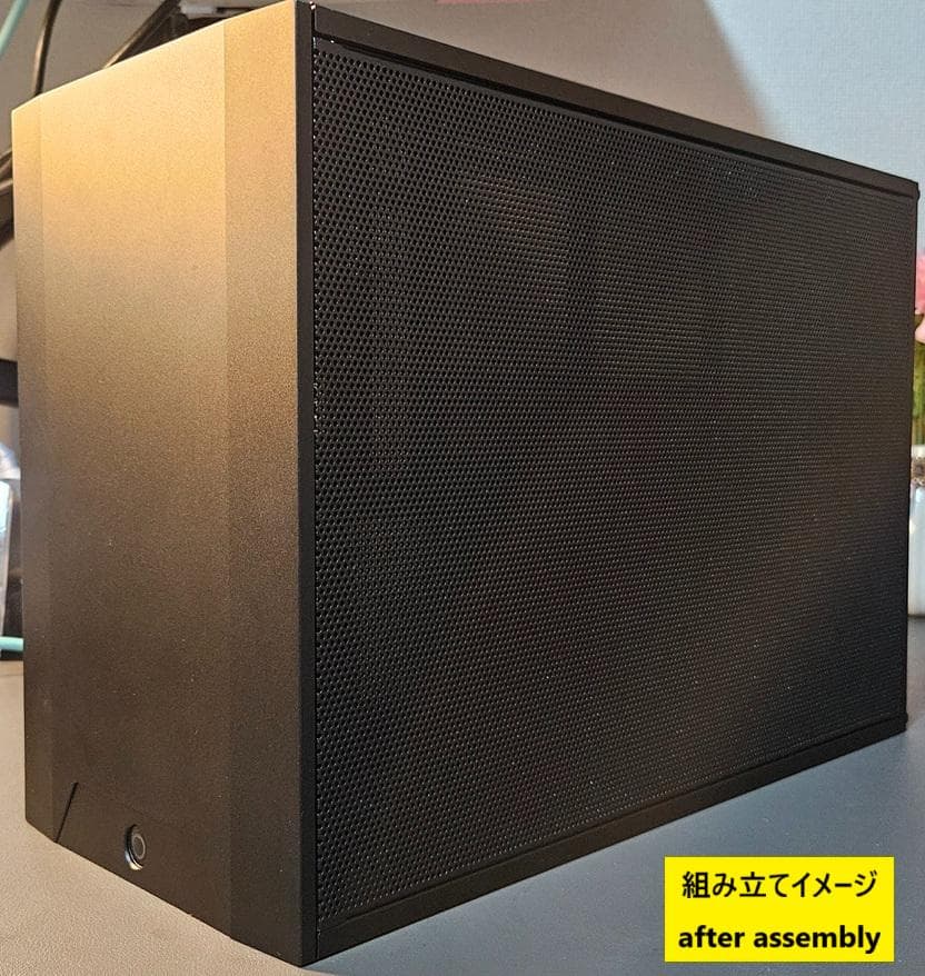 NCASE M2 ANGLE 黒 MATX SFF 組み立て式ケース