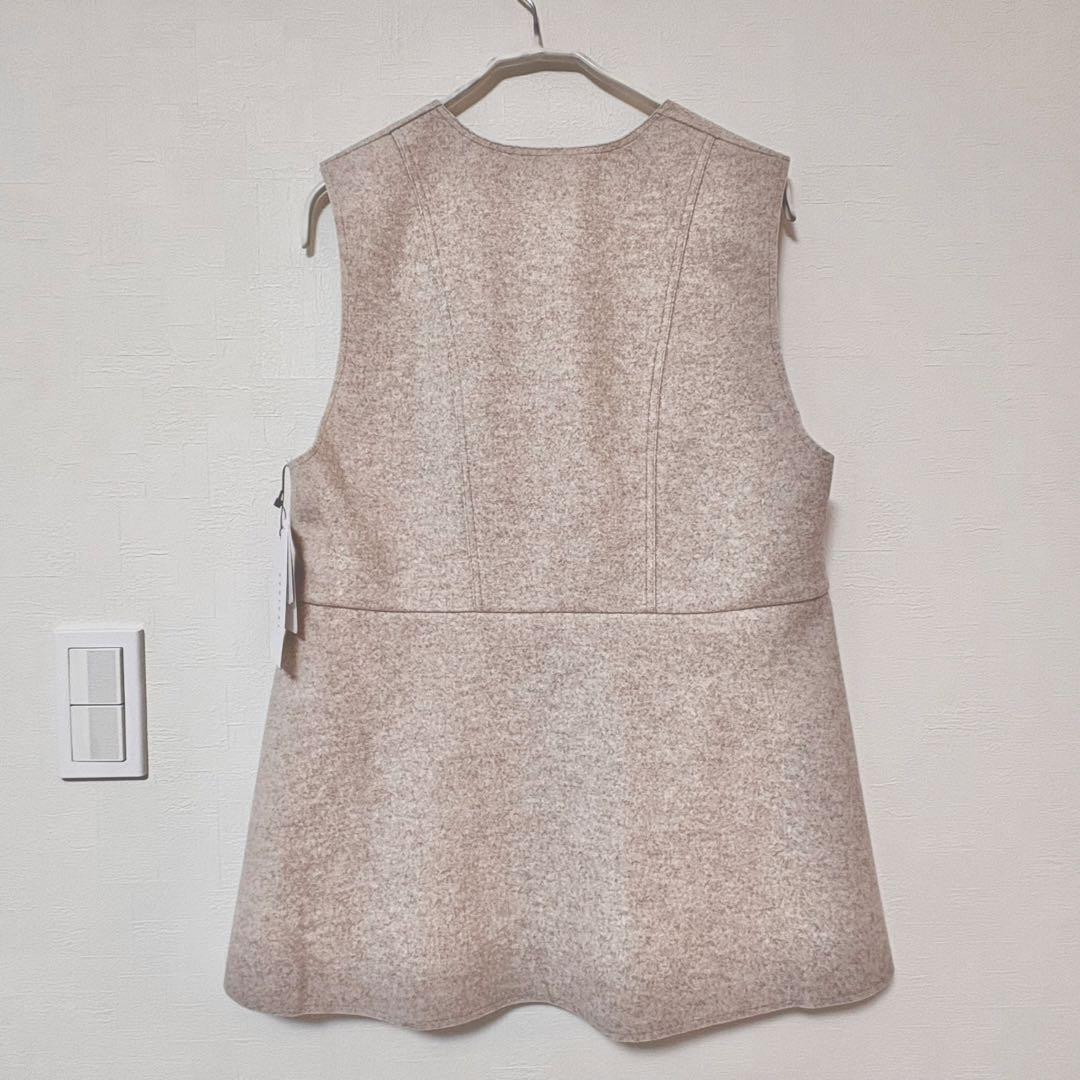 CYNICAL シニカル 新作　ペプラム風ウーレットベスト　ジレ