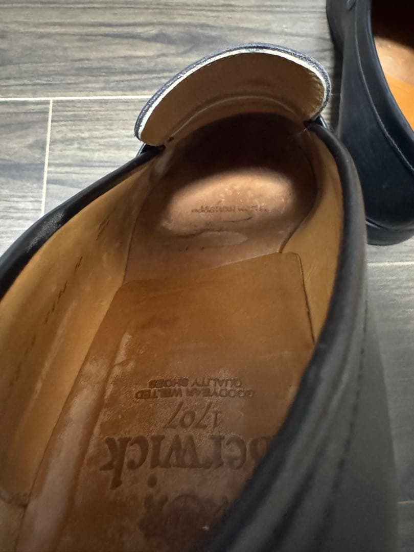 バーウィック Berwick 1707 ローファー ブラック　サイズ10