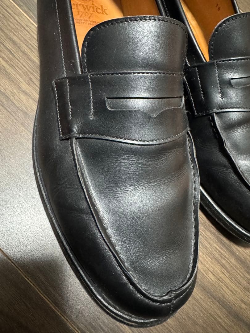 バーウィック Berwick 1707 ローファー ブラック　サイズ10