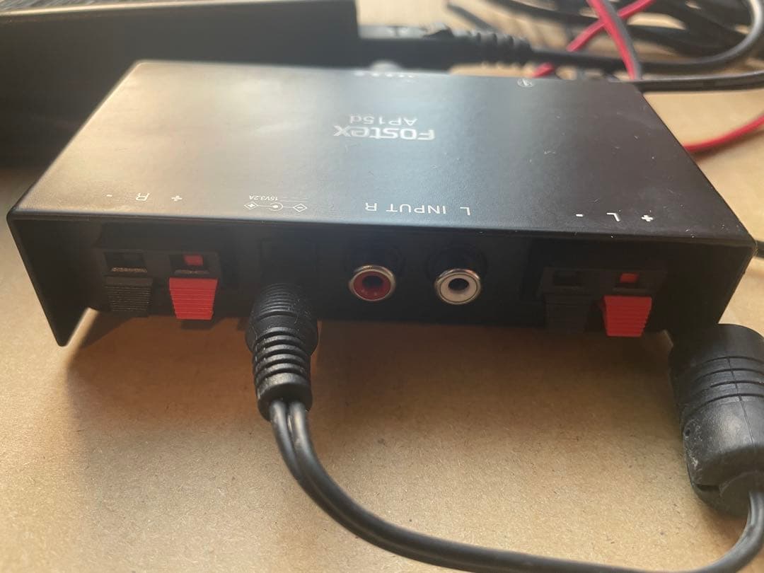 FOSTEX　スピーカーセット　P802-S　AP15ｄアンプ付き　中古