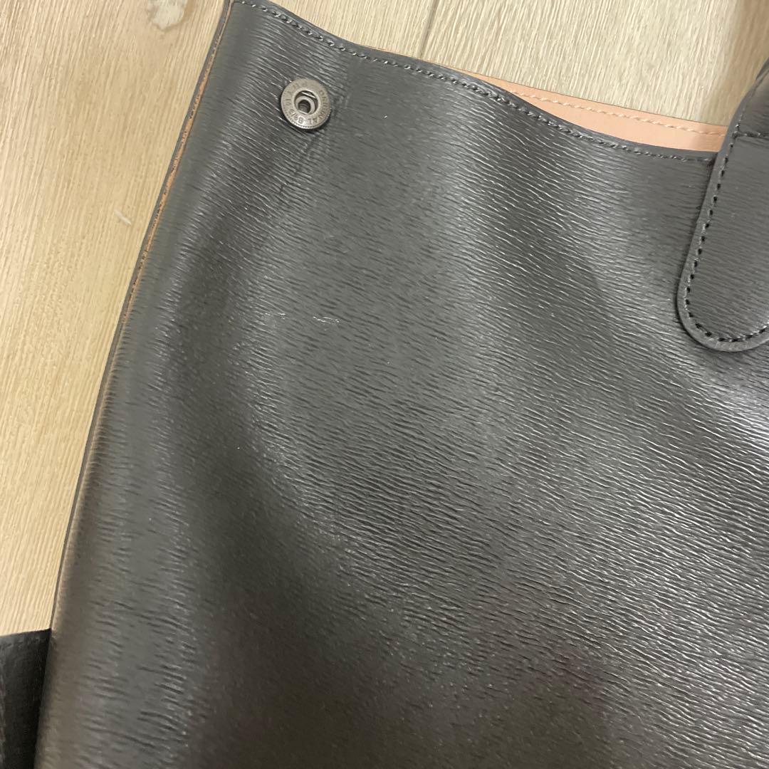 ロンシャン　ブラックレザートートバッグ【3/5までの出品です】