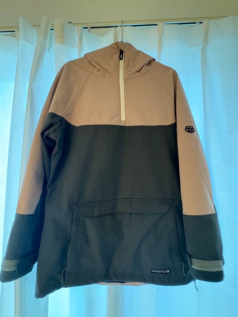 Mサイズ スノーボードウェア ピンク/グレー