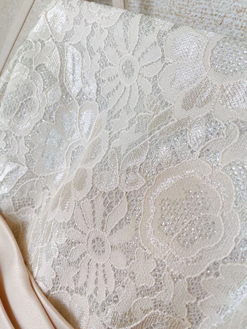 ANNABELLE シャンパンベージュ　ロングドレス　未使用　147cm程度向け