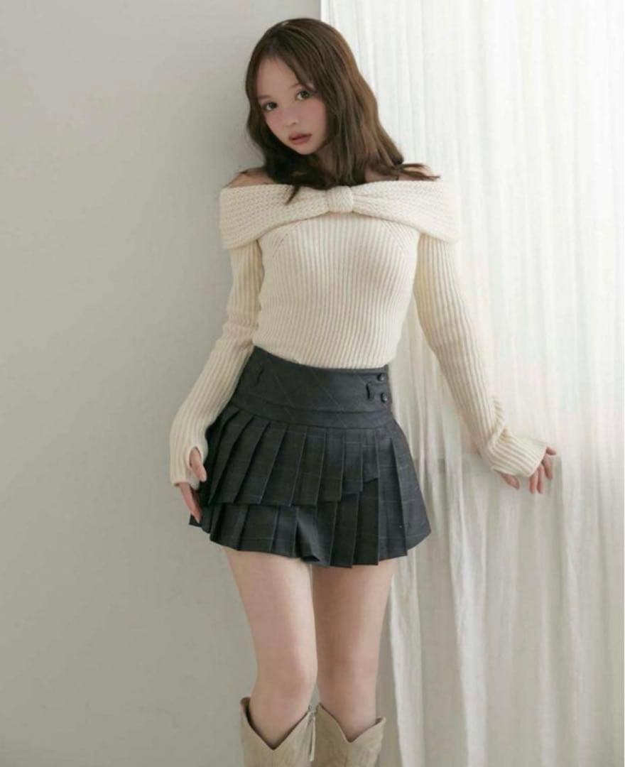 アンドマリー Holly mini skirt M