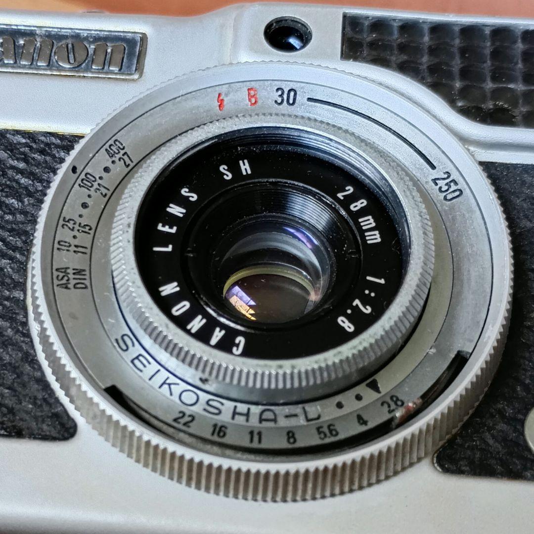 フィルムカメラ【整備、完動品】キャノン　デミ