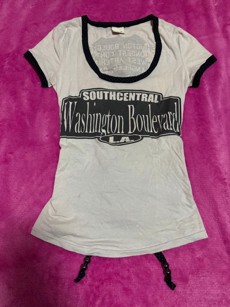 d.i.a. 編み上げ Tシャツ