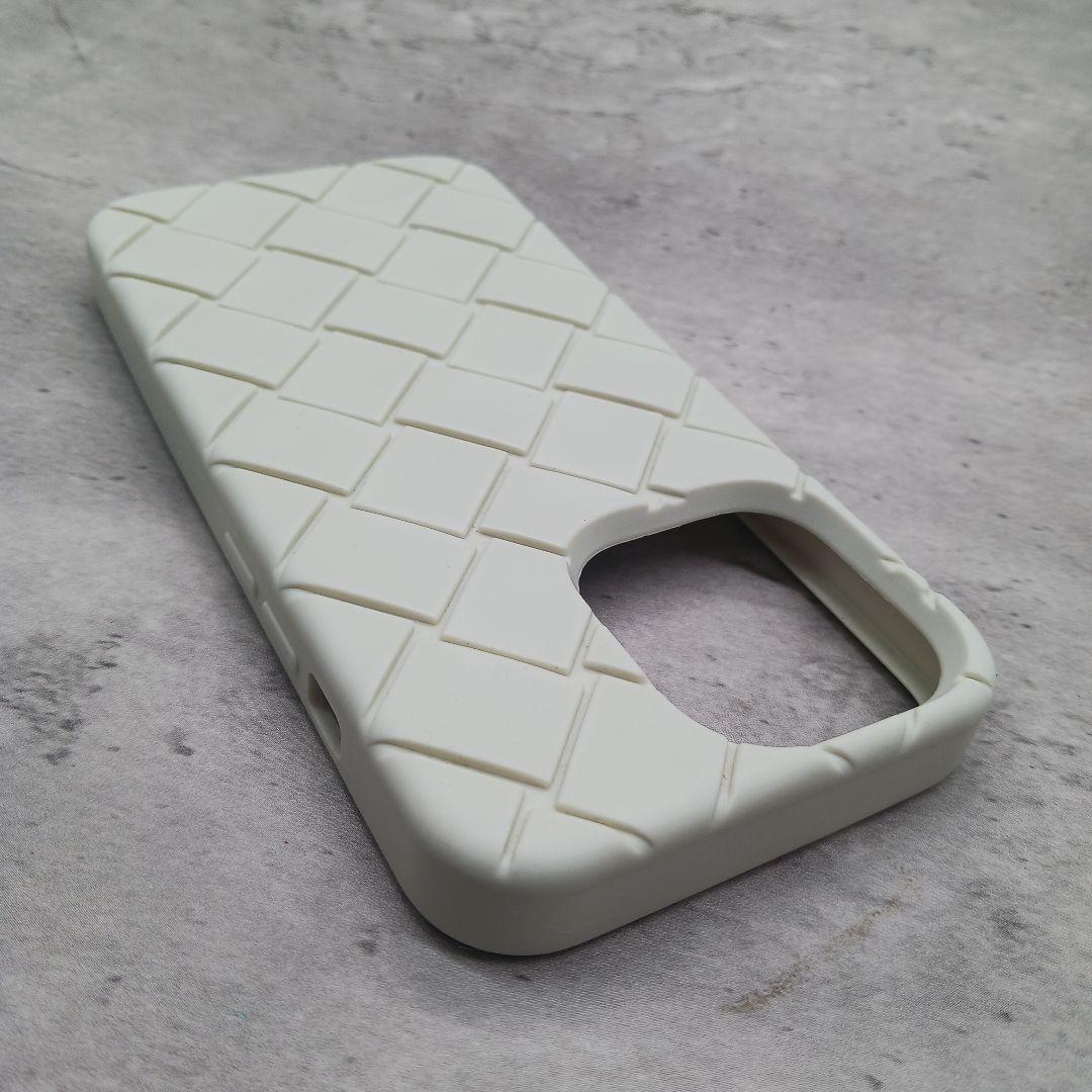 美品✨ ボッテガヴェネタ iPhone 14 Pro ラバー シリコンケース 白