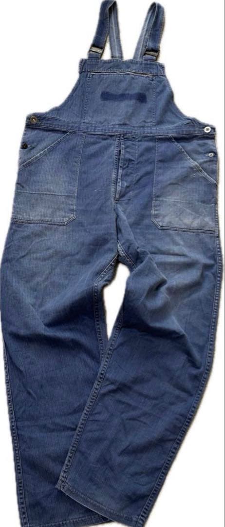 【希少】40s 50s vintage オーバーオール ヘリンボーン サロペット