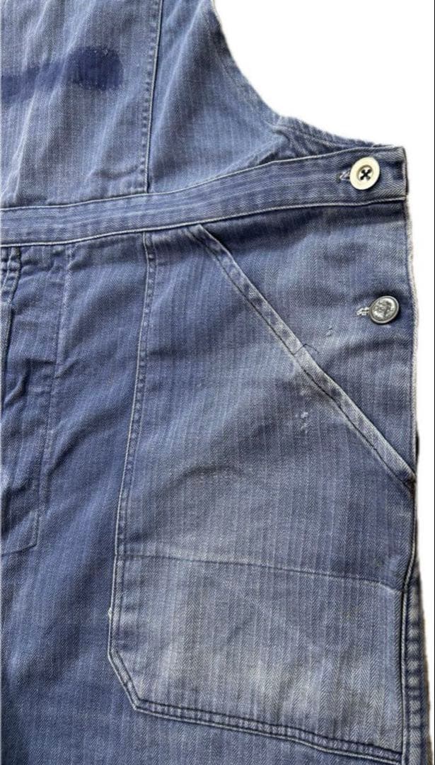 【希少】40s 50s vintage オーバーオール ヘリンボーン サロペット