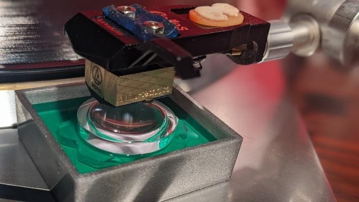 緑 ゼロダスト レコード針 クリーナー スタイラス チップ オンゾウラボ Ⅱ