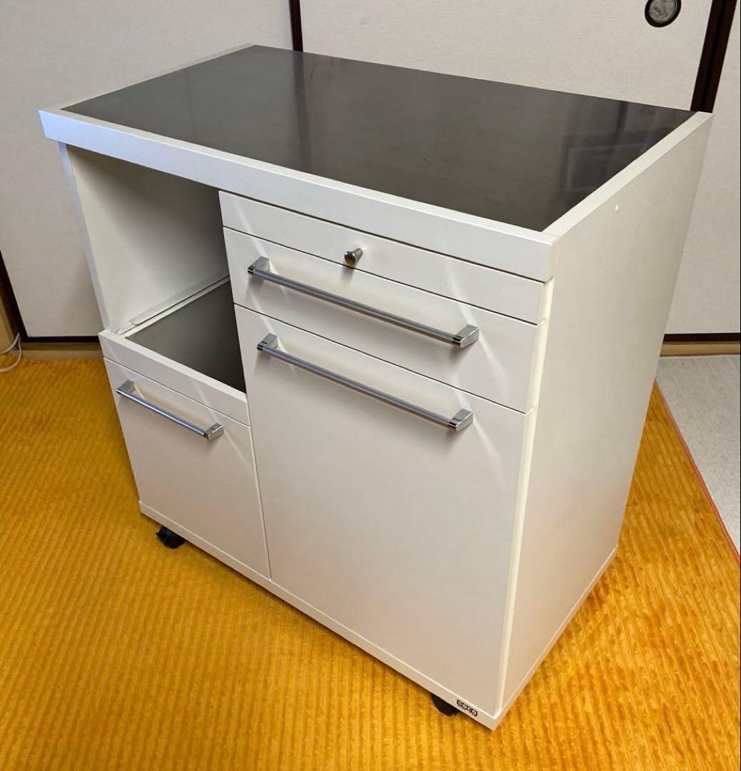 フナモコ キッチンカウンター カウンター 食器棚 引取り限定