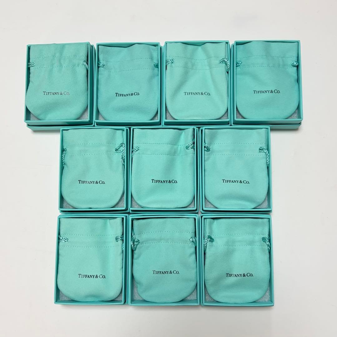 極美品　ティファニー　空箱　巾着袋　10セット　現行品　アクセサリー　ポーチ