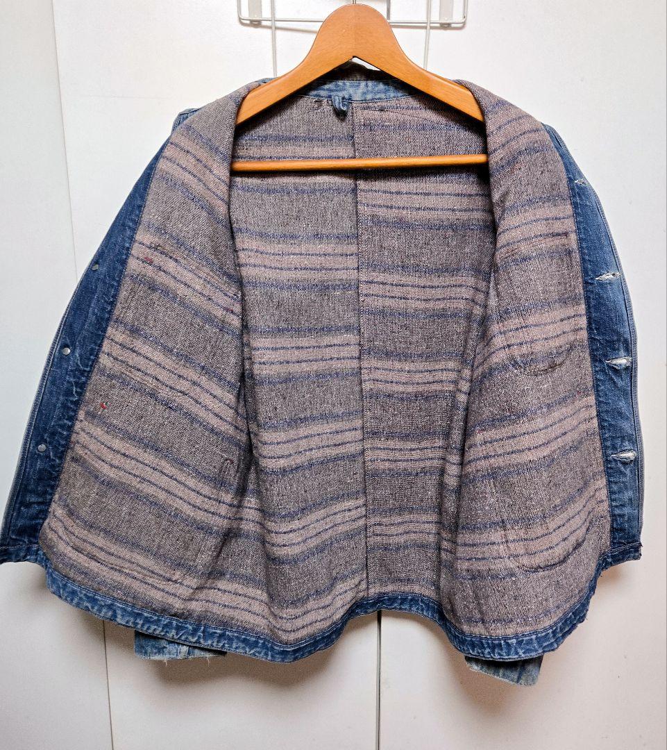 50s ヴィンテージ カバーオール ワーク デニム ジャケット エンジニア