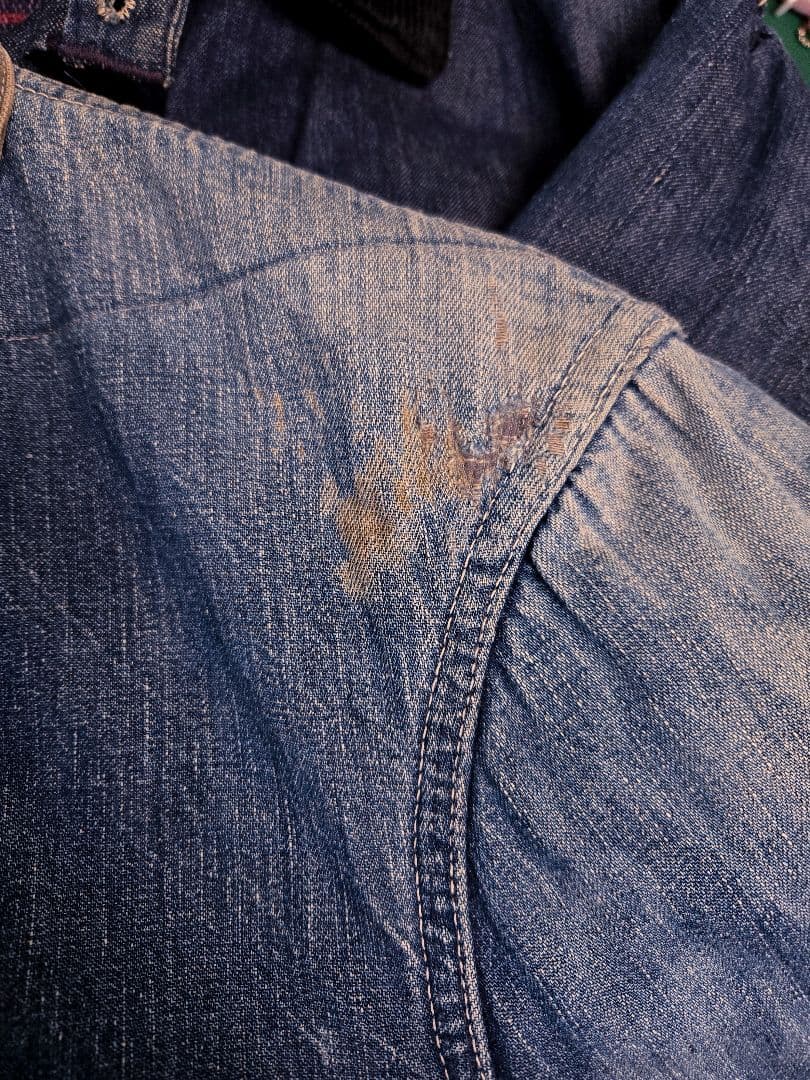 50s ヴィンテージ カバーオール ワーク デニム ジャケット エンジニア