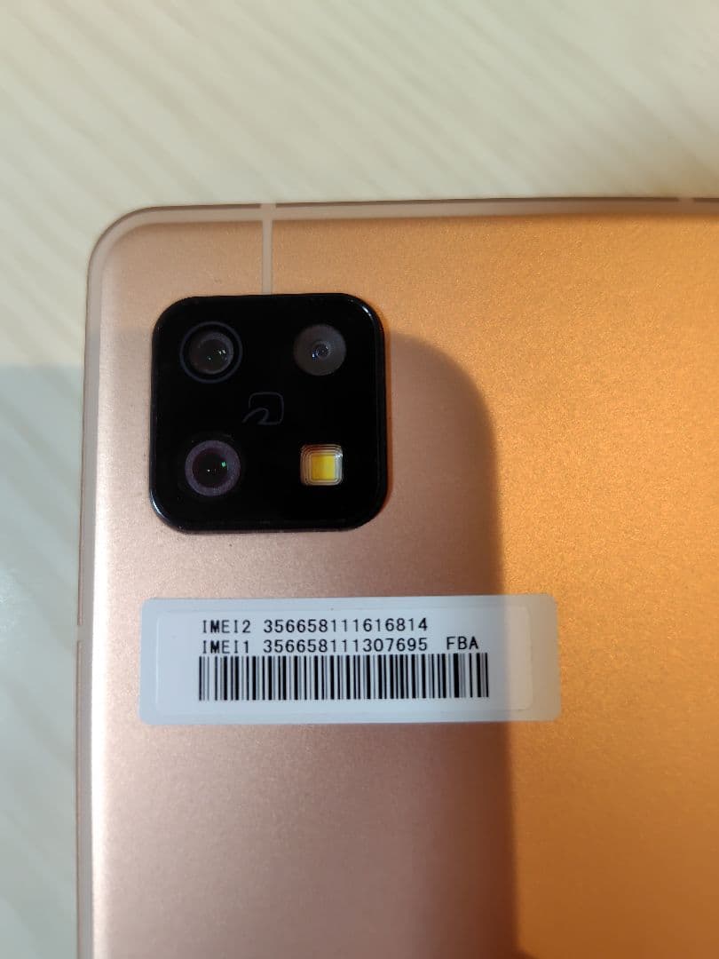 AQUOS sense6 64GB SIMフリー　割れなし　強化ガラス保護カバー