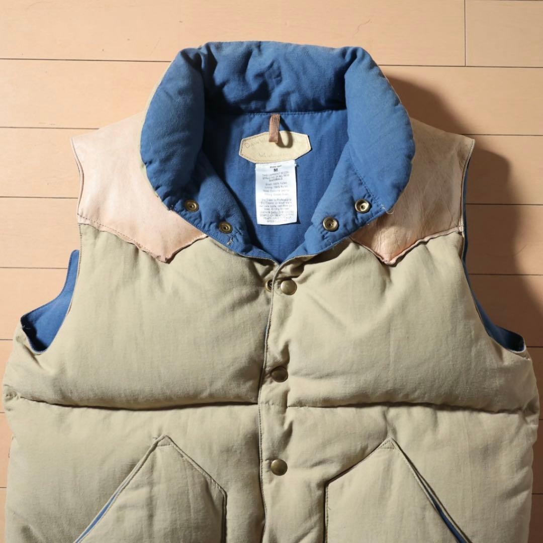 WAREHOUSE ダブルワークス ロッキーマウンテン ダウンベスト M