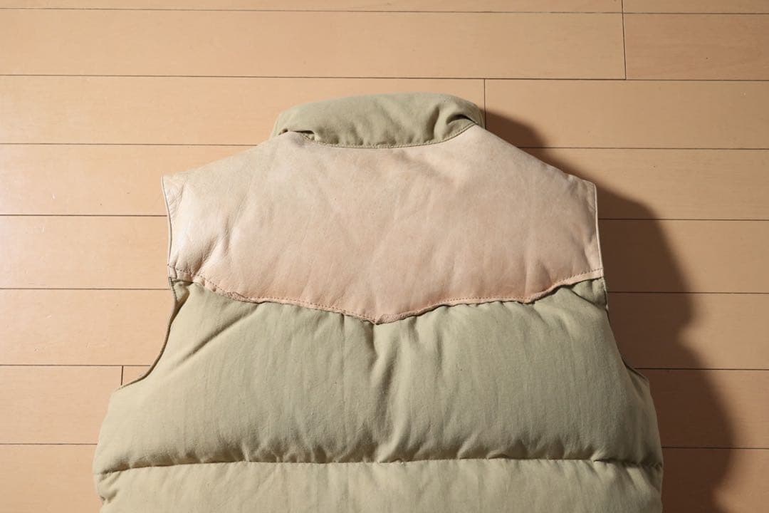 WAREHOUSE ダブルワークス ロッキーマウンテン ダウンベスト M