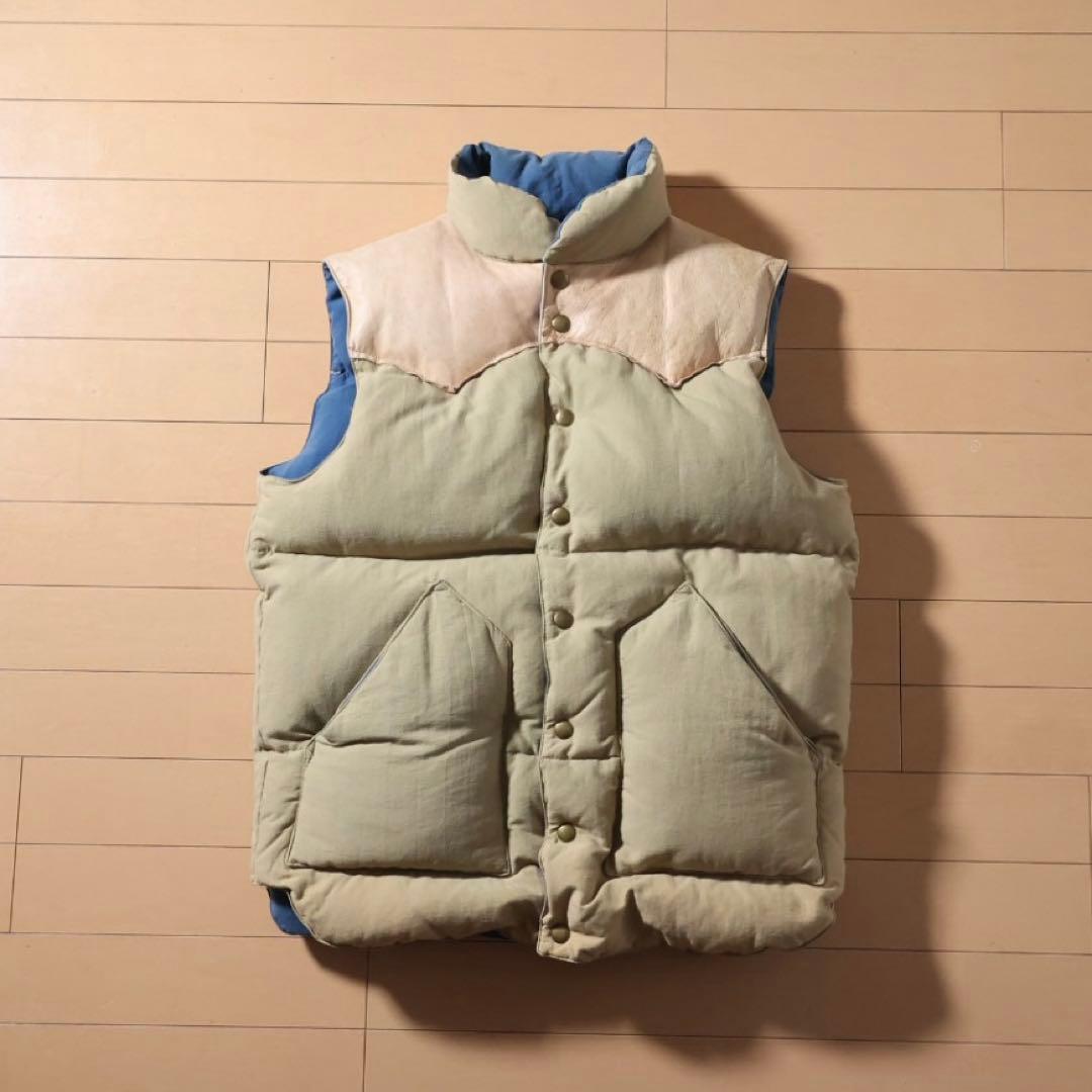 WAREHOUSE ダブルワークス ロッキーマウンテン ダウンベスト M