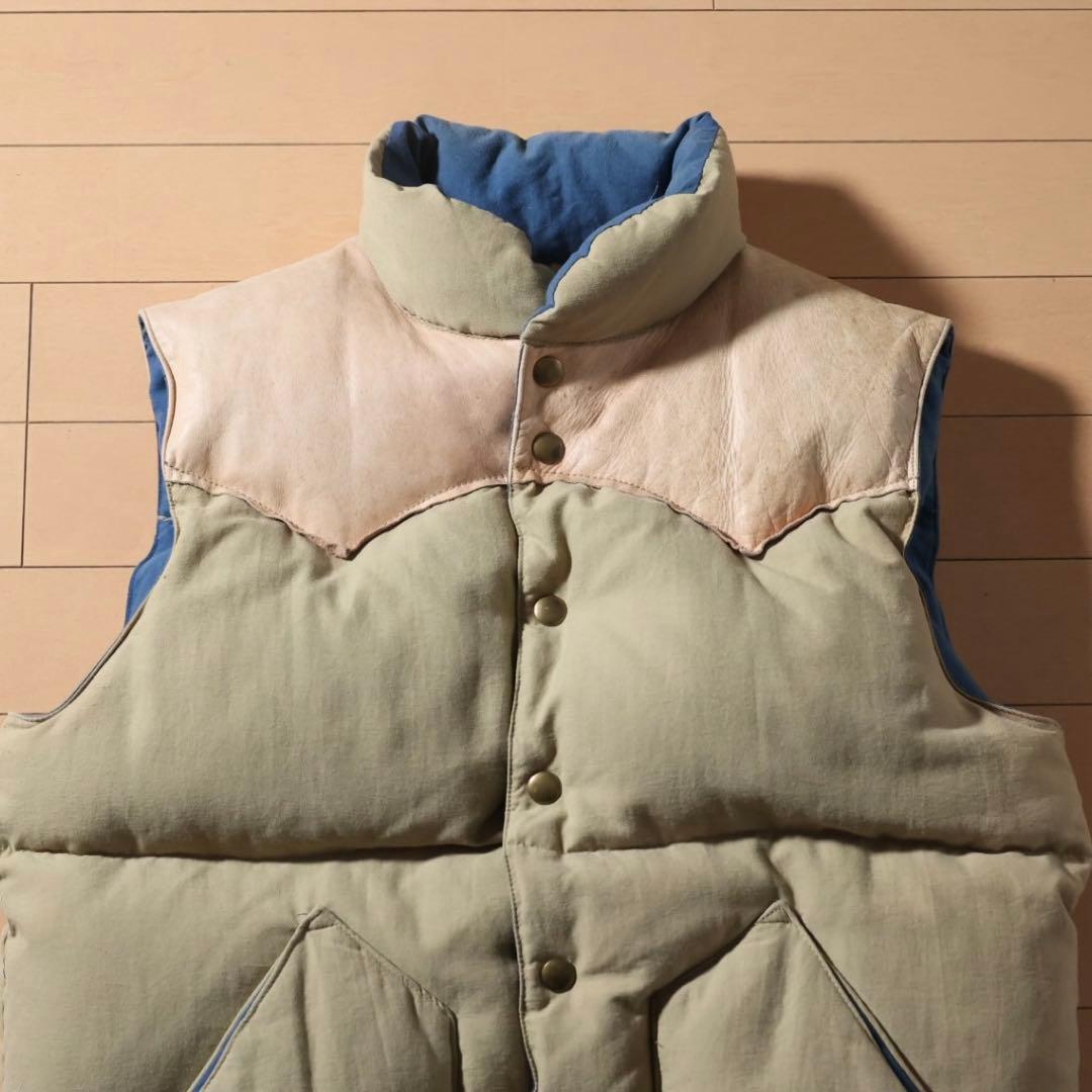 WAREHOUSE ダブルワークス ロッキーマウンテン ダウンベスト M