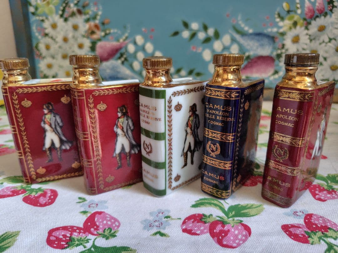 未開栓　ブランデー　カミュ　ブック　ナポレオン　ミニチュア　5本セット　50ml