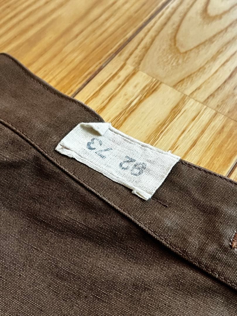 vintage FrenchWork duck pants サスペンダーセット