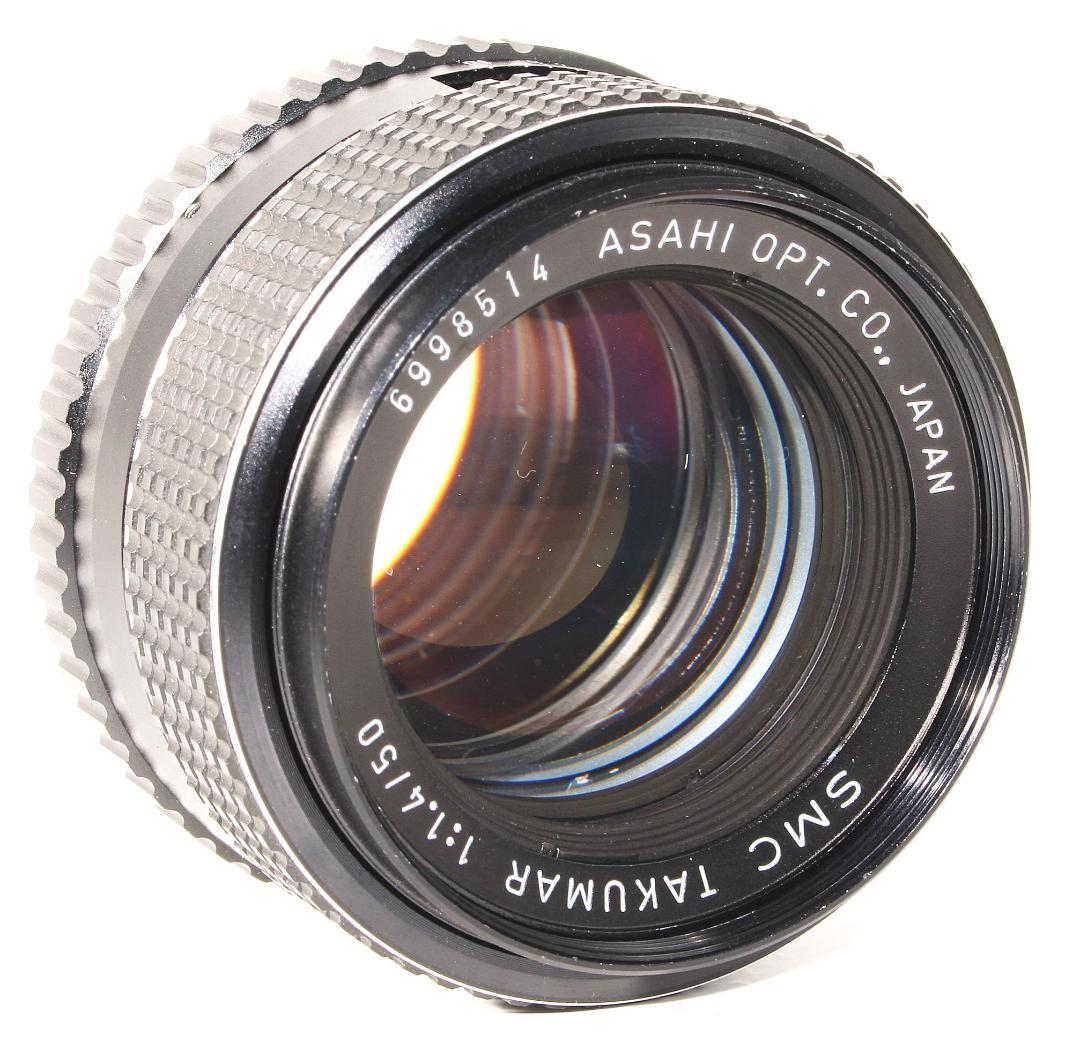 【美品】Pentax SMC Takumar 50mm F1.4 MFレンズ
