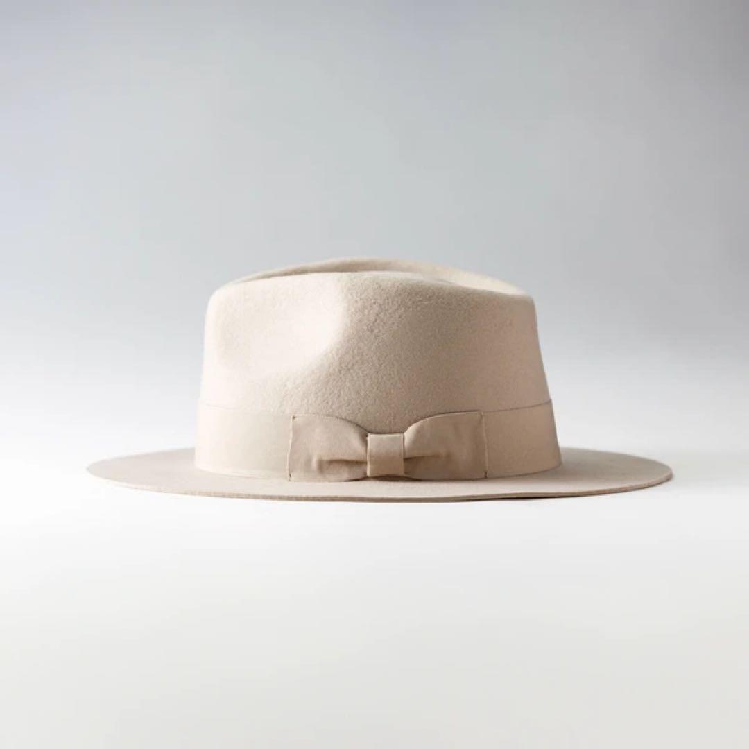MIDDLE BRIM FLAT HAT ミドルブリムハット