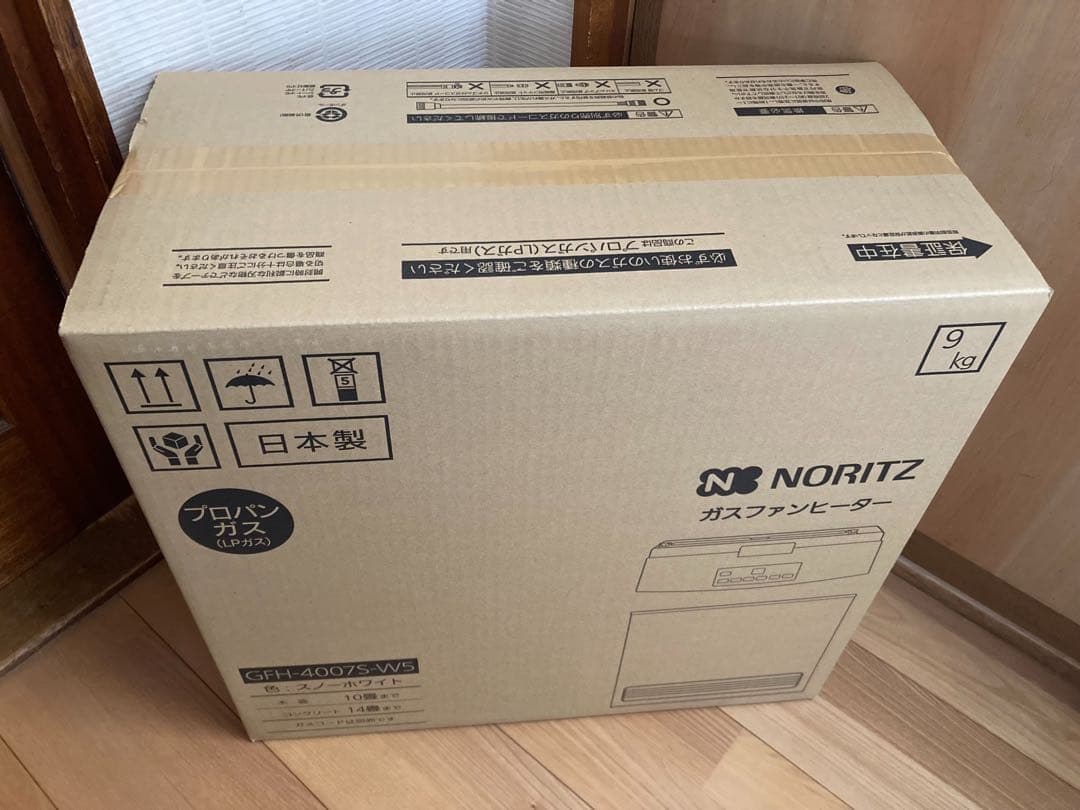 ノーリツ ガスファンヒーター GFH-4007S-W5 LPガス(プロパンガス)