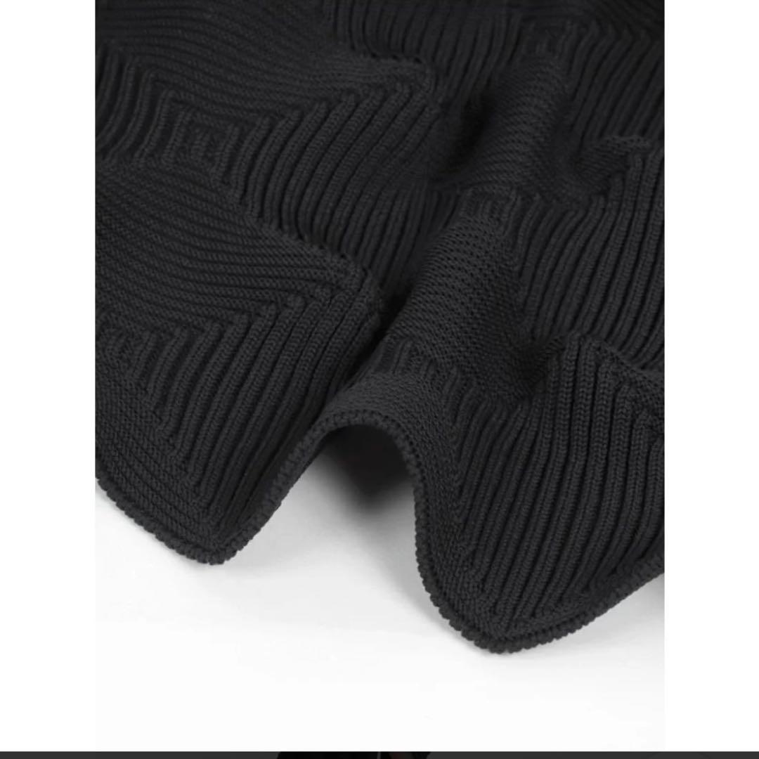 ヤマダヤ　Vin 3Dニットワンピース（ブラック）