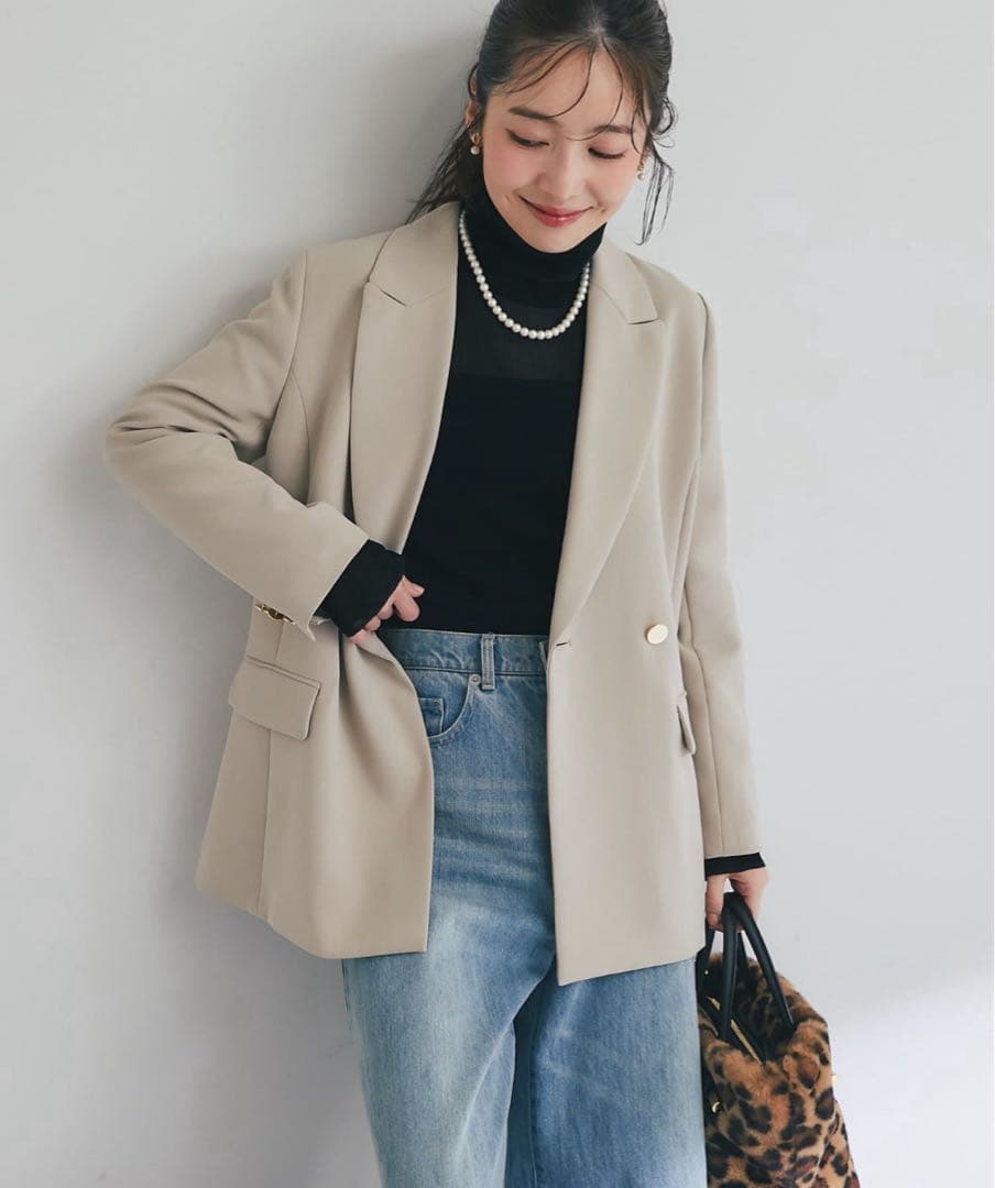 ラブティックボンボン　メタル釦ダブルジャケット