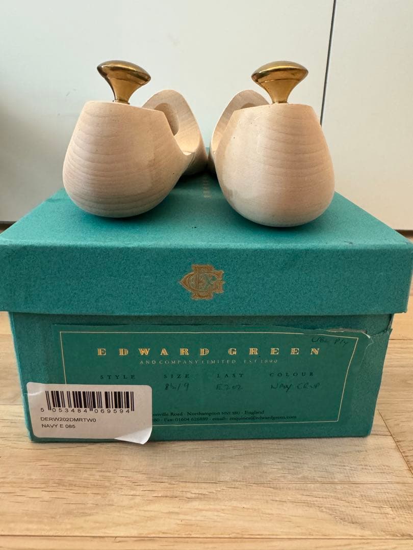 エドワードグリーンコードバンウイングチップシューズ