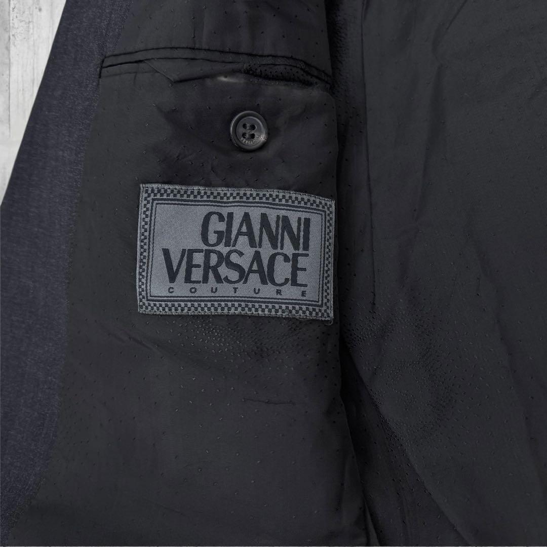 高級】VERSACE ヴェルサーチ メデューサ　スーツ　ダブル　ジャケット