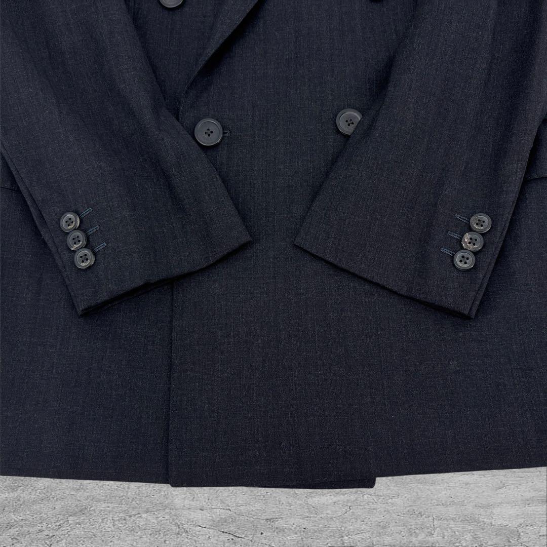 高級】VERSACE ヴェルサーチ メデューサ　スーツ　ダブル　ジャケット