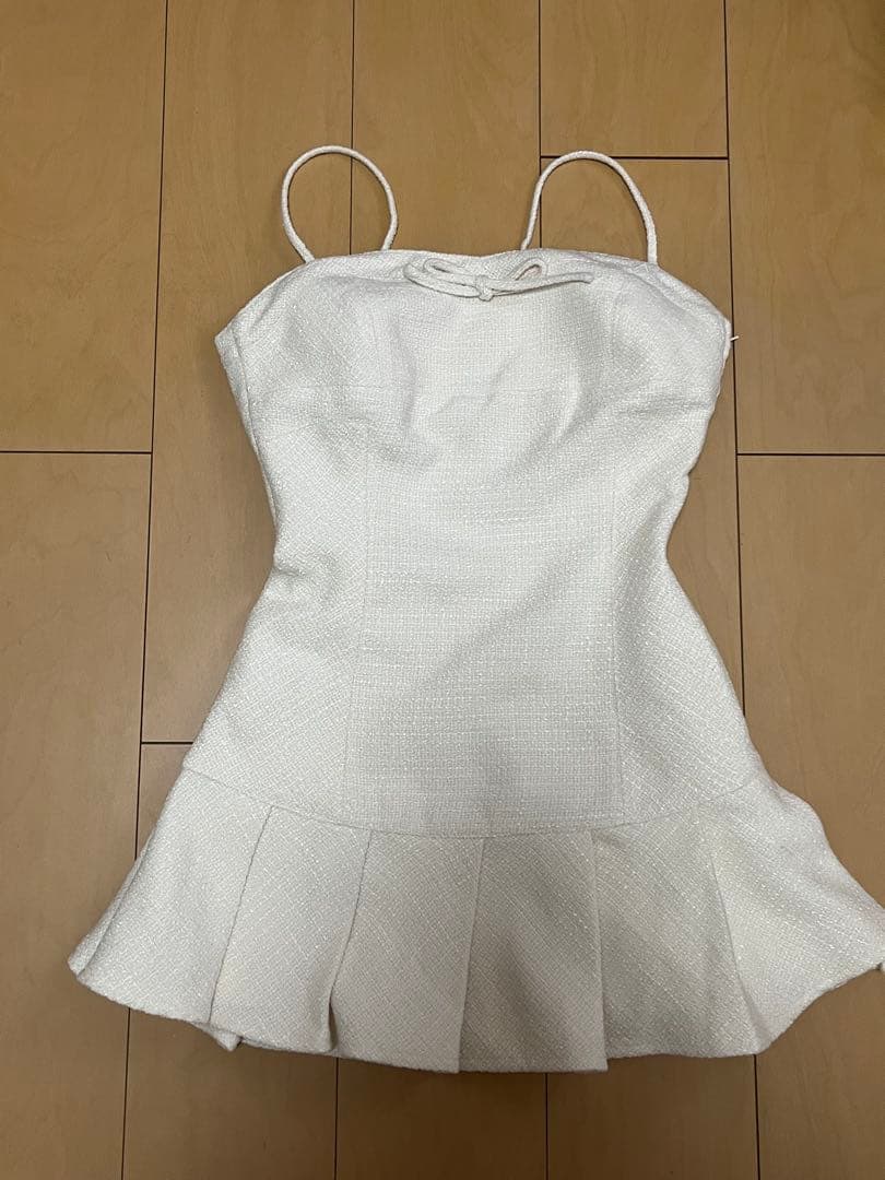 新品　未使用　ANDMARY Twiggy tweed mini dress