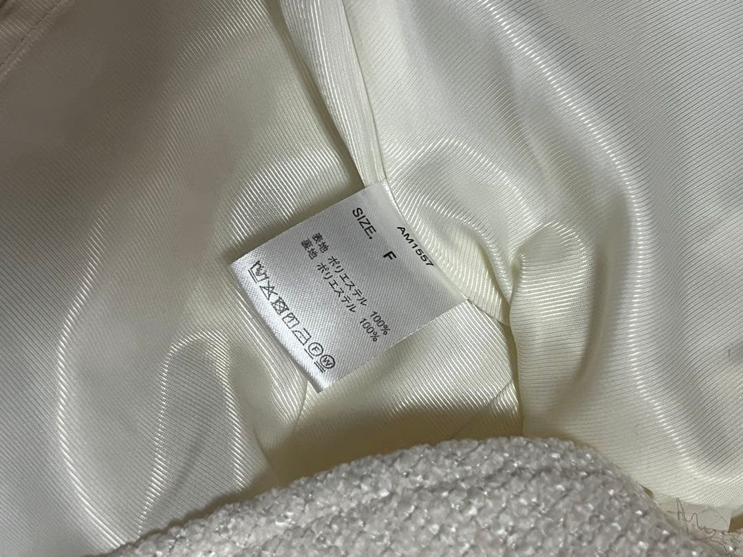 新品　未使用　ANDMARY Twiggy tweed mini dress