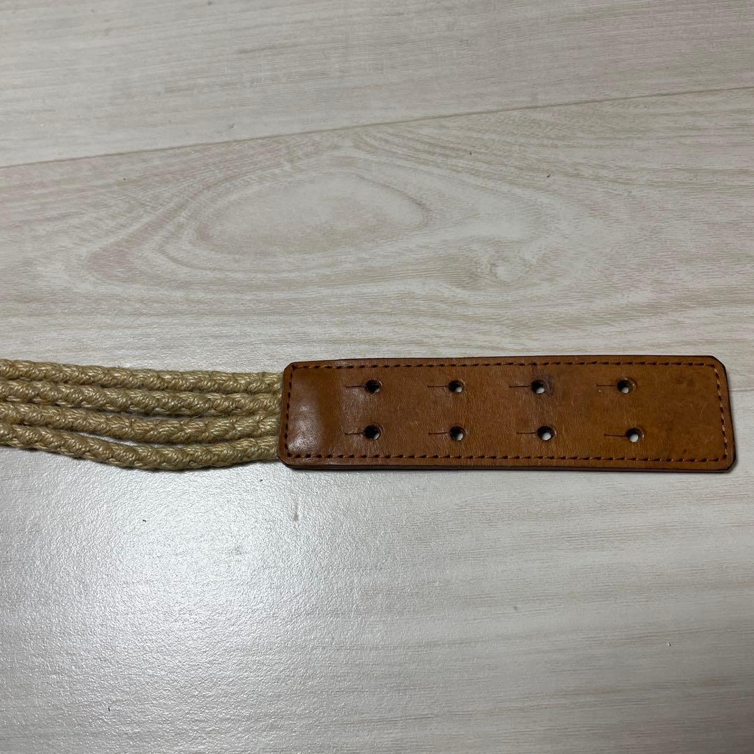 ISSEY MIYAKE イッセイ ミヤケ ロープ編み レザーベルト