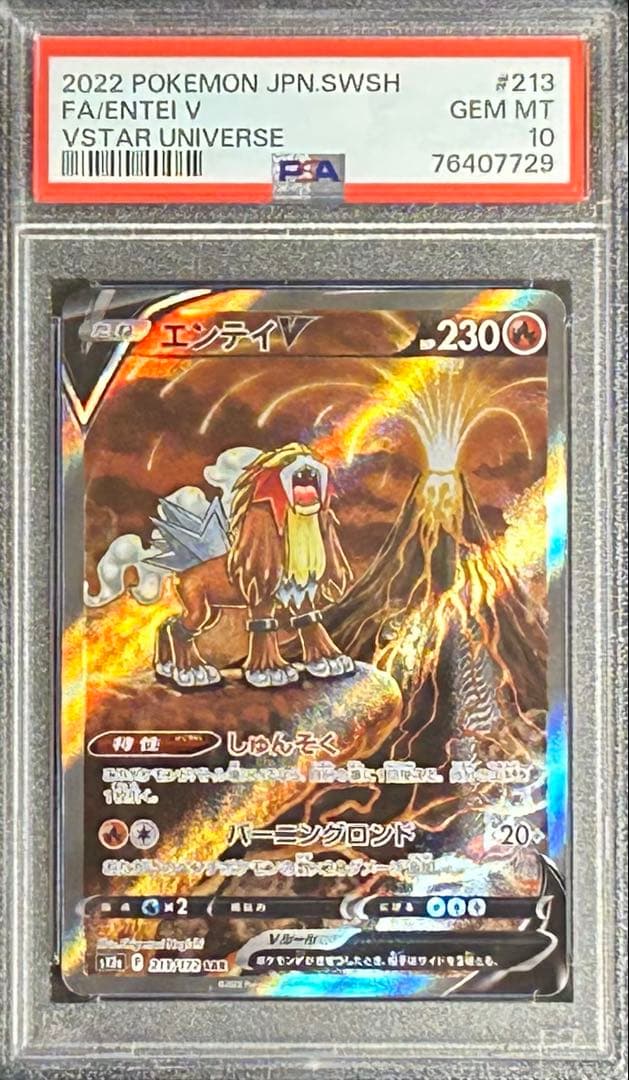 エンテイV SAR PSA10 S12a VSTARユニバース 213/172