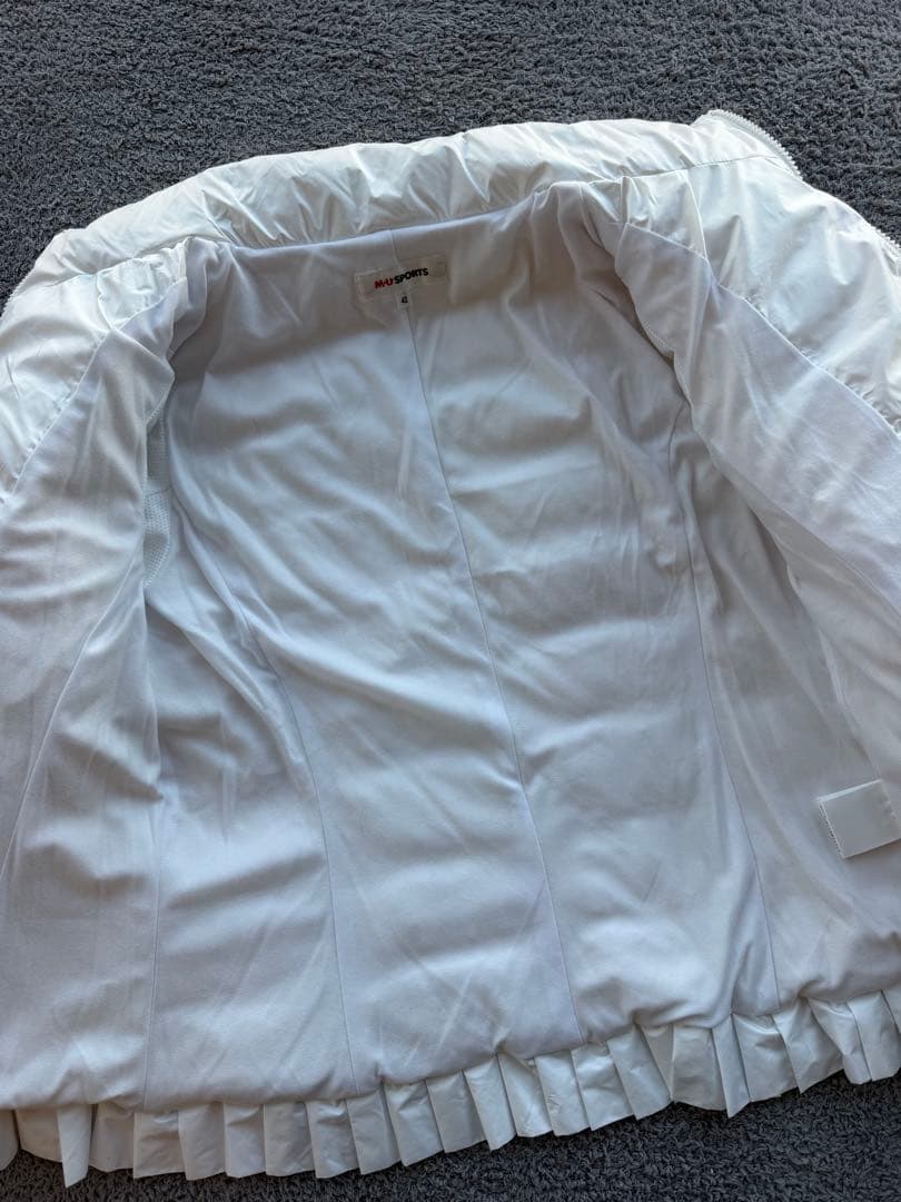 MU SPORTS MUスポーツ レディース フリルダウンジャケット