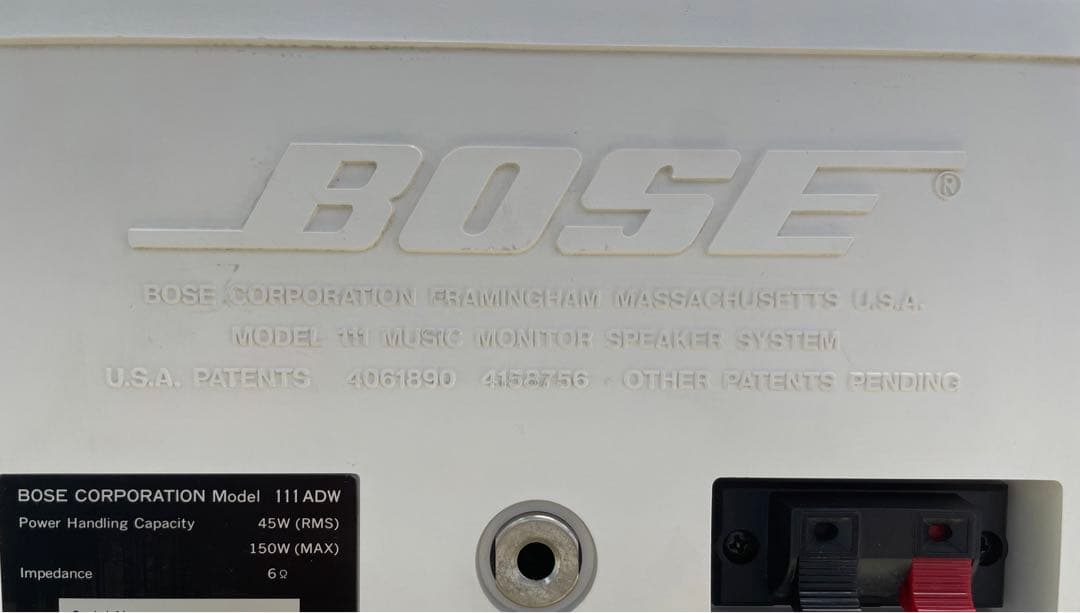 BOSE 111ADW ペアスピーカー 白 純正吊り金具付