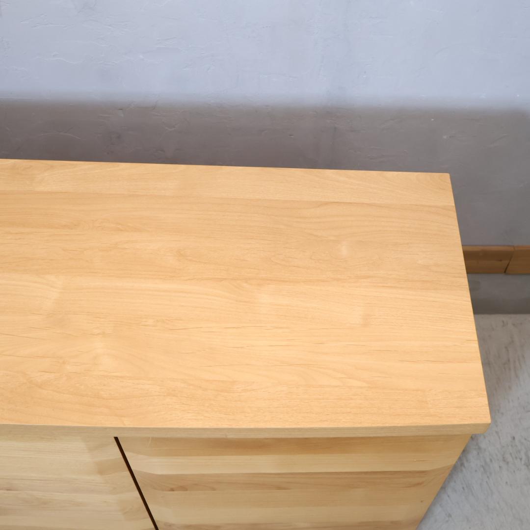 HOTTA WODDY アールデザイン ブックシェルフ アルダー材 キャビネット