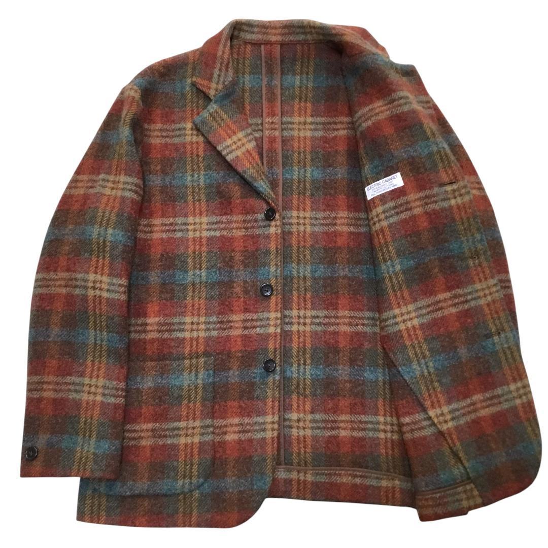 ELECTRIC CABARET マドラスチェック 肉厚ツイードジャケット