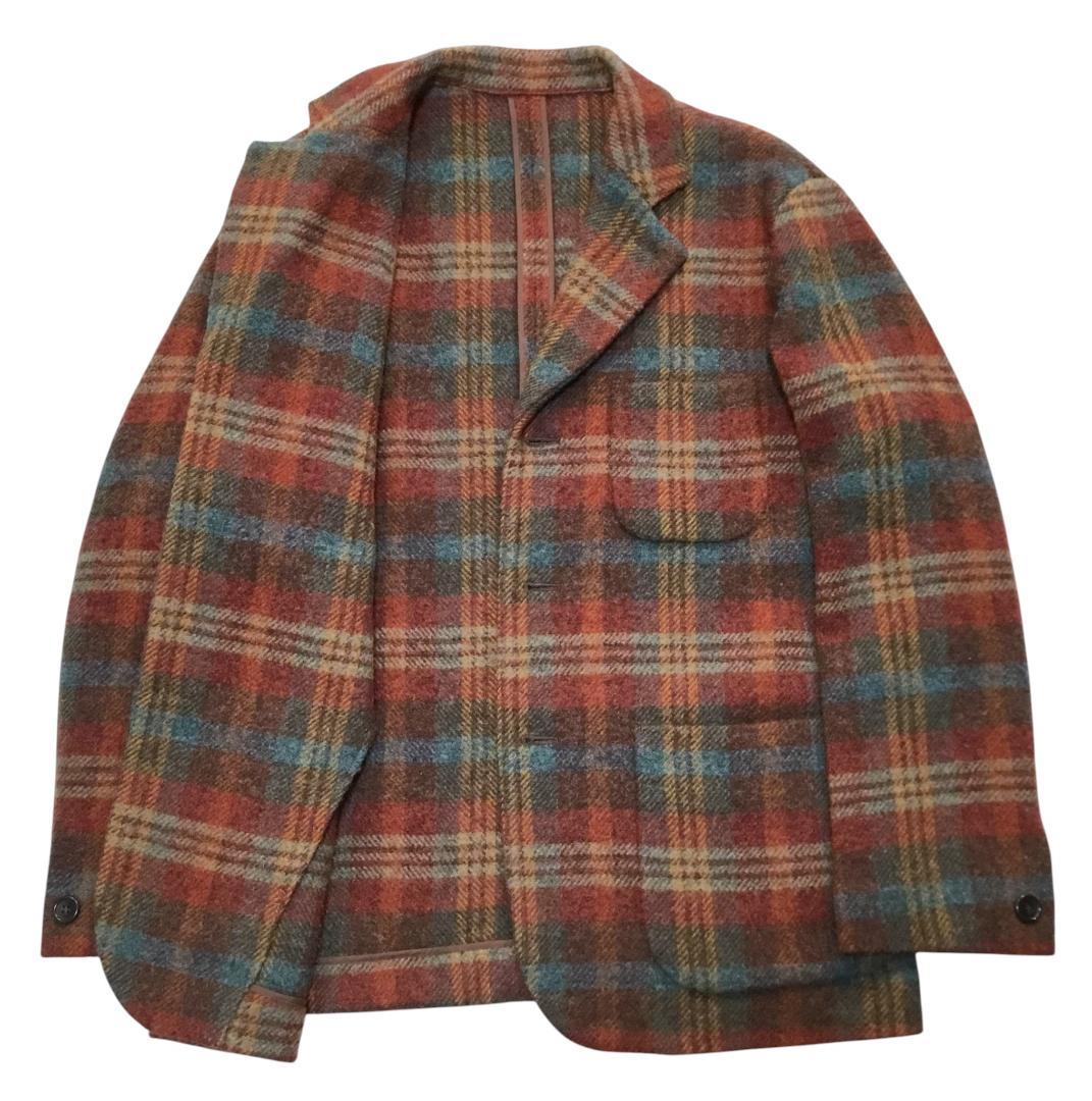 ELECTRIC CABARET マドラスチェック 肉厚ツイードジャケット