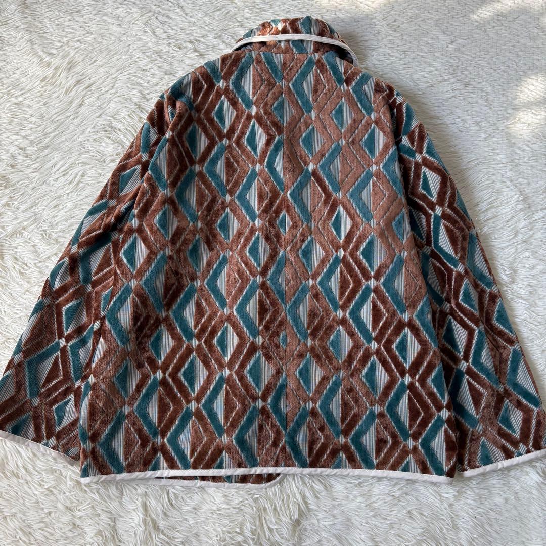 美品 Roku ロク ジャケット ダイヤモンドモチーフ マルチカラー 36