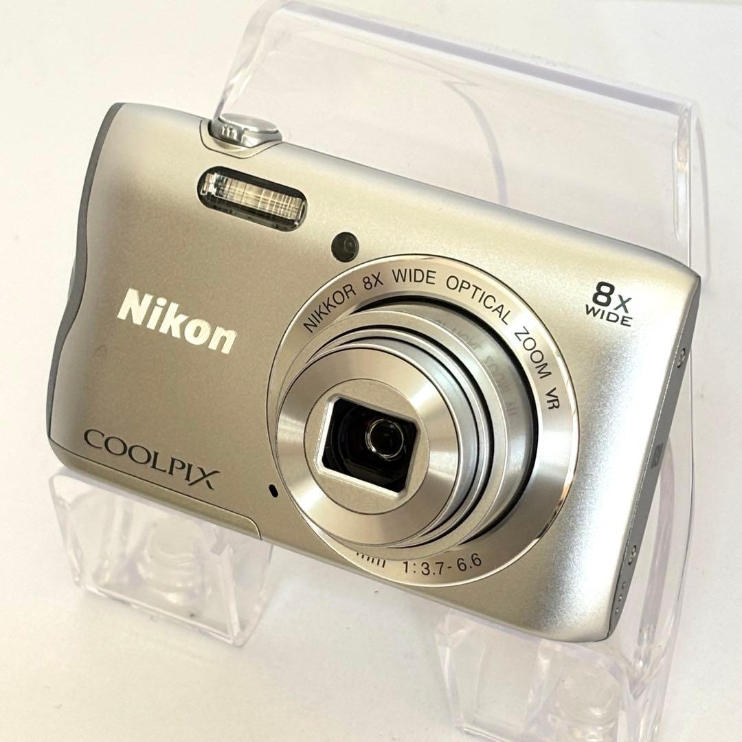【美品】Nikon coolpix A300 ニコン　デジガメ　SDカード2GB