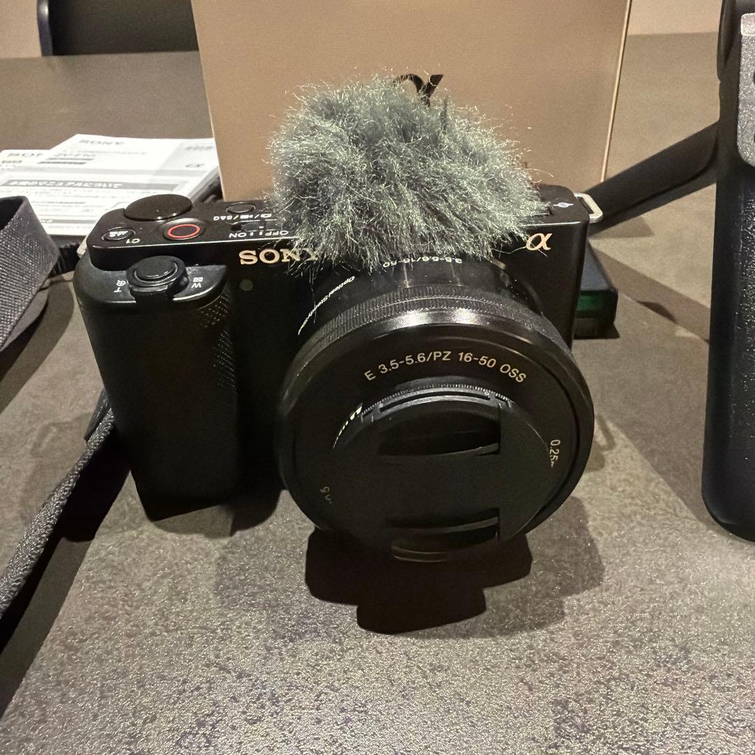 SONY VLOGCAM ZV-E10L シューティンググリップ　ブラック 黒