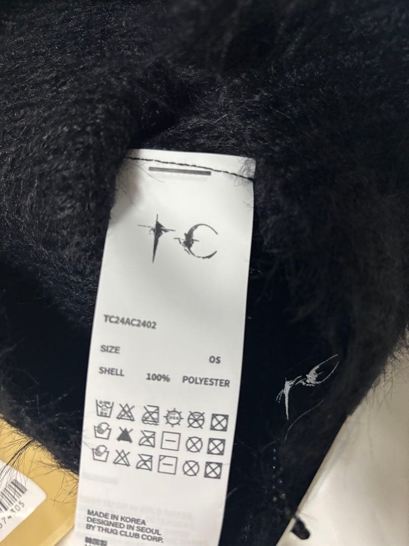 Thug ClubサグクラブBeanieBlackビーニー新品