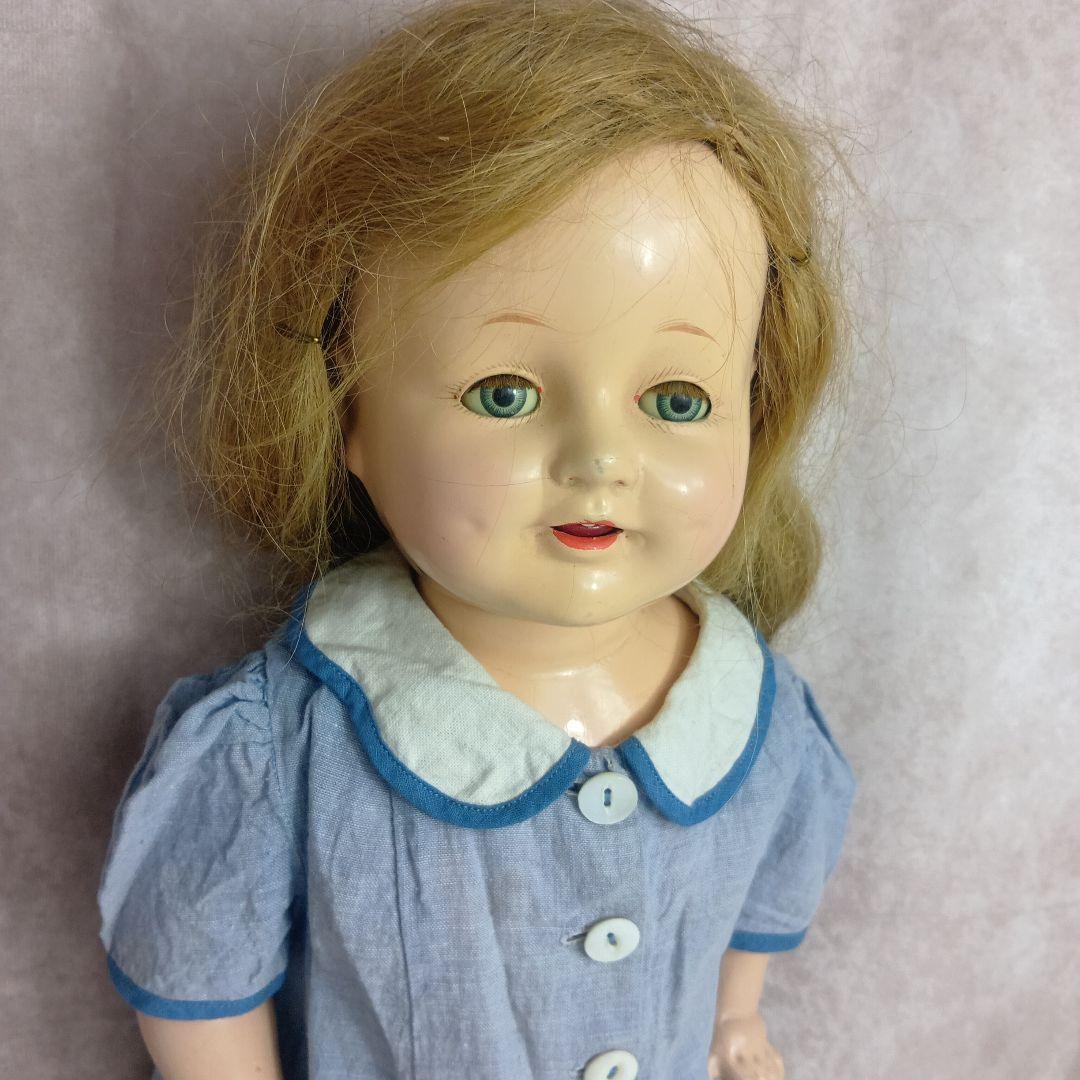 ♥大きく大人しげなヴィンテージ　コンポジションドール♥